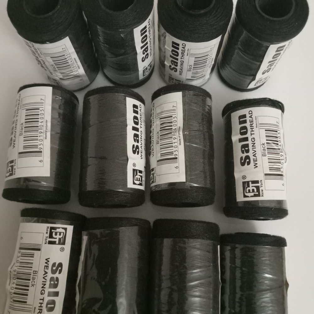 12 PACKS OF SALON WEAVING THREADS